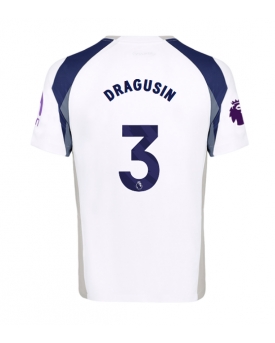 Tottenham Hotspur Radu Dragusin #3 Maglia Gara Casa Repliche 2025-26 Maniche Corte